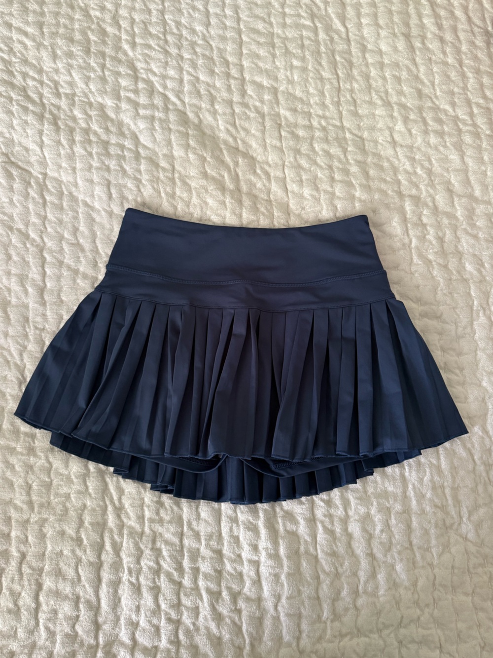 GOLD HINGE Navy Pleated Tennis Skirt